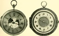 An illustration from Old clocks and watches & their makers, being an historical and descriptive account of the different styles of clocks and watches of the past, in England and abroad, to which is added a list of ten thousand makers (1904)