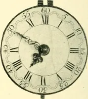 An illustration from Old clocks and watches & their makers, being an historical and descriptive account of the different styles of clocks and watches of the past, in England and abroad, to which is added a list of ten thousand makers (1904)