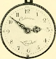 An illustration from Old clocks and watches & their makers, being an historical and descriptive account of the different styles of clocks and watches of the past, in England and abroad, to which is added a list of ten thousand makers (1904)