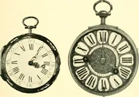 An illustration from Old clocks and watches & their makers, being an historical and descriptive account of the different styles of clocks and watches of the past, in England and abroad, to which is added a list of ten thousand makers (1904)
