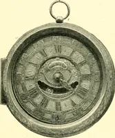 An illustration from Old clocks and watches & their makers, being an historical and descriptive account of the different styles of clocks and watches of the past, in England and abroad, to which is added a list of ten thousand makers (1904)