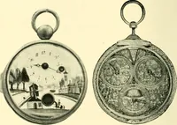 An illustration from Old clocks and watches & their makers, being an historical and descriptive account of the different styles of clocks and watches of the past, in England and abroad, to which is added a list of ten thousand makers (1904)