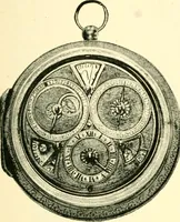 An illustration from Old clocks and watches & their makers, being an historical and descriptive account of the different styles of clocks and watches of the past, in England and abroad, to which is added a list of ten thousand makers (1904)