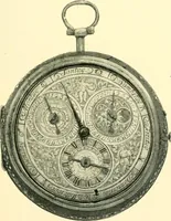 An illustration from Old clocks and watches & their makers, being an historical and descriptive account of the different styles of clocks and watches of the past, in England and abroad, to which is added a list of ten thousand makers (1904)