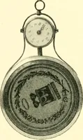 An illustration from Old clocks and watches & their makers, being an historical and descriptive account of the different styles of clocks and watches of the past, in England and abroad, to which is added a list of ten thousand makers (1904)