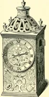 An illustration from Old clocks and watches & their makers, being an historical and descriptive account of the different styles of clocks and watches of the past, in England and abroad, to which is added a list of ten thousand makers (1904)