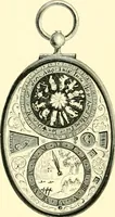 An illustration from Old clocks and watches & their makers, being an historical and descriptive account of the different styles of clocks and watches of the past, in England and abroad, to which is added a list of ten thousand makers (1904)