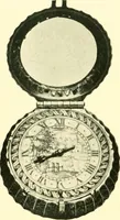 An illustration from Old clocks and watches & their makers, being an historical and descriptive account of the different styles of clocks and watches of the past, in England and abroad, to which is added a list of ten thousand makers (1904)