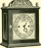 An illustration from Old clocks and watches & their makers, being an historical and descriptive account of the different styles of clocks and watches of the past, in England and abroad, to which is added a list of ten thousand makers (1904)