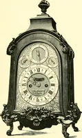 An illustration from Old clocks and watches & their makers, being an historical and descriptive account of the different styles of clocks and watches of the past, in England and abroad, to which is added a list of ten thousand makers (1904)