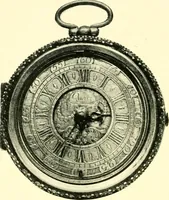 An illustration from Old clocks and watches & their makers, being an historical and descriptive account of the different styles of clocks and watches of the past, in England and abroad, to which is added a list of ten thousand makers (1904)