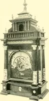 An illustration from Old clocks and watches & their makers, being an historical and descriptive account of the different styles of clocks and watches of the past, in England and abroad, to which is added a list of ten thousand makers (1904)