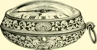 An illustration from Old clocks and watches & their makers, being an historical and descriptive account of the different styles of clocks and watches of the past, in England and abroad, to which is added a list of ten thousand makers (1904)
