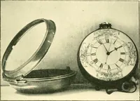 An illustration from Old clocks and watches & their makers, being an historical and descriptive account of the different styles of clocks and watches of the past, in England and abroad, to which is added a list of ten thousand makers (1904)