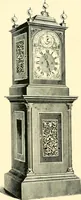 An illustration from Old clocks and watches & their makers, being an historical and descriptive account of the different styles of clocks and watches of the past, in England and abroad, to which is added a list of ten thousand makers (1904)