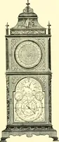 An illustration from Old clocks and watches & their makers, being an historical and descriptive account of the different styles of clocks and watches of the past, in England and abroad, to which is added a list of ten thousand makers (1904)