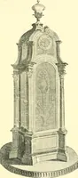 An illustration from Old clocks and watches & their makers, being an historical and descriptive account of the different styles of clocks and watches of the past, in England and abroad, to which is added a list of ten thousand makers (1904)