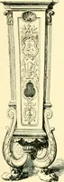 An illustration from Old clocks and watches & their makers, being an historical and descriptive account of the different styles of clocks and watches of the past, in England and abroad, to which is added a list of ten thousand makers (1904)