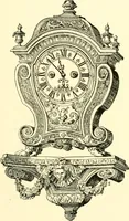 An illustration from Old clocks and watches & their makers, being an historical and descriptive account of the different styles of clocks and watches of the past, in England and abroad, to which is added a list of ten thousand makers (1904)