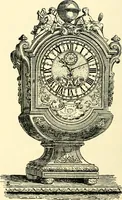 An illustration from Old clocks and watches & their makers, being an historical and descriptive account of the different styles of clocks and watches of the past, in England and abroad, to which is added a list of ten thousand makers (1904)