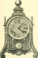 An illustration from Old clocks and watches & their makers, being an historical and descriptive account of the different styles of clocks and watches of the past, in England and abroad, to which is added a list of ten thousand makers (1904)