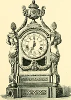An illustration from Old clocks and watches & their makers, being an historical and descriptive account of the different styles of clocks and watches of the past, in England and abroad, to which is added a list of ten thousand makers (1904)