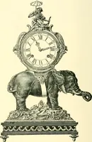 An illustration from Old clocks and watches & their makers, being an historical and descriptive account of the different styles of clocks and watches of the past, in England and abroad, to which is added a list of ten thousand makers (1904)