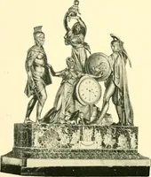 An illustration from Old clocks and watches & their makers, being an historical and descriptive account of the different styles of clocks and watches of the past, in England and abroad, to which is added a list of ten thousand makers (1904)