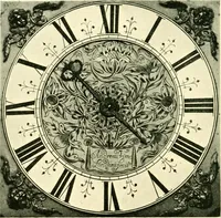 An illustration from Old clocks and watches & their makers, being an historical and descriptive account of the different styles of clocks and watches of the past, in England and abroad, to which is added a list of ten thousand makers (1904)