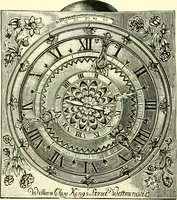 An illustration from Old clocks and watches & their makers, being an historical and descriptive account of the different styles of clocks and watches of the past, in England and abroad, to which is added a list of ten thousand makers (1904)