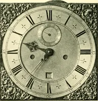 An illustration from Old clocks and watches & their makers, being an historical and descriptive account of the different styles of clocks and watches of the past, in England and abroad, to which is added a list of ten thousand makers (1904)