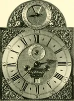 An illustration from Old clocks and watches & their makers, being an historical and descriptive account of the different styles of clocks and watches of the past, in England and abroad, to which is added a list of ten thousand makers (1904)