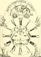 An illustration from Old clocks and watches & their makers, being an historical and descriptive account of the different styles of clocks and watches of the past, in England and abroad, to which is added a list of ten thousand makers (1904)