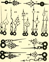 An illustration from Old clocks and watches & their makers, being an historical and descriptive account of the different styles of clocks and watches of the past, in England and abroad, to which is added a list of ten thousand makers (1904)
