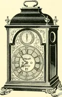 An illustration from Old clocks and watches & their makers, being an historical and descriptive account of the different styles of clocks and watches of the past, in England and abroad, to which is added a list of ten thousand makers (1904)