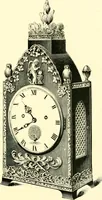 An illustration from Old clocks and watches & their makers, being an historical and descriptive account of the different styles of clocks and watches of the past, in England and abroad, to which is added a list of ten thousand makers (1904)