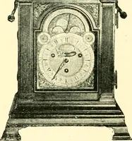 An illustration from Old clocks and watches & their makers, being an historical and descriptive account of the different styles of clocks and watches of the past, in England and abroad, to which is added a list of ten thousand makers (1904)