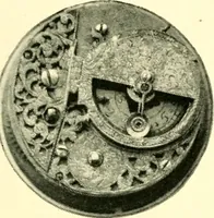 An illustration from Old clocks and watches & their makers, being an historical and descriptive account of the different styles of clocks and watches of the past, in England and abroad, to which is added a list of ten thousand makers (1904)