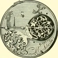 An illustration from Old clocks and watches & their makers, being an historical and descriptive account of the different styles of clocks and watches of the past, in England and abroad, to which is added a list of ten thousand makers (1904)