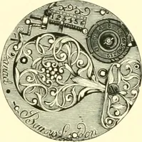 An illustration from Old clocks and watches & their makers, being an historical and descriptive account of the different styles of clocks and watches of the past, in England and abroad, to which is added a list of ten thousand makers (1904)