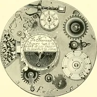 An illustration from Old clocks and watches & their makers, being an historical and descriptive account of the different styles of clocks and watches of the past, in England and abroad, to which is added a list of ten thousand makers (1904)