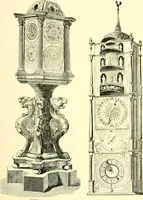 An illustration from Old clocks and watches & their makers, being an historical and descriptive account of the different styles of clocks and watches of the past, in England and abroad, to which is added a list of ten thousand makers (1904)