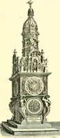 An illustration from Old clocks and watches & their makers, being an historical and descriptive account of the different styles of clocks and watches of the past, in England and abroad, to which is added a list of ten thousand makers (1904)