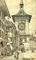 An illustration from Old clocks and watches & their makers, being an historical and descriptive account of the different styles of clocks and watches of the past, in England and abroad, to which is added a list of ten thousand makers (1904)