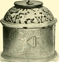 An illustration from Old clocks and watches & their makers, being an historical and descriptive account of the different styles of clocks and watches of the past, in England and abroad, to which is added a list of ten thousand makers (1904)