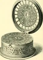 An illustration from Old clocks and watches & their makers, being an historical and descriptive account of the different styles of clocks and watches of the past, in England and abroad, to which is added a list of ten thousand makers (1904)