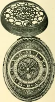 An illustration from Old clocks and watches & their makers, being an historical and descriptive account of the different styles of clocks and watches of the past, in England and abroad, to which is added a list of ten thousand makers (1904)