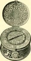 An illustration from Old clocks and watches & their makers, being an historical and descriptive account of the different styles of clocks and watches of the past, in England and abroad, to which is added a list of ten thousand makers (1904)