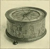 An illustration from Old clocks and watches & their makers, being an historical and descriptive account of the different styles of clocks and watches of the past, in England and abroad, to which is added a list of ten thousand makers (1904)