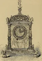 An illustration from Old clocks and watches & their makers : being an historical and descriptive account of the different styles of clocks and watches of the past, in England and abroad, to which is added a list of nearly twelve thousand makers (1922)